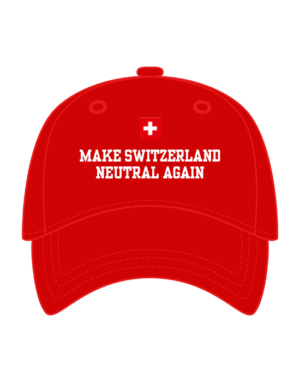 Cap <br><b>CH <br>MAKE SWITZERLAND <br>NEUTRAL AGAIN</b>